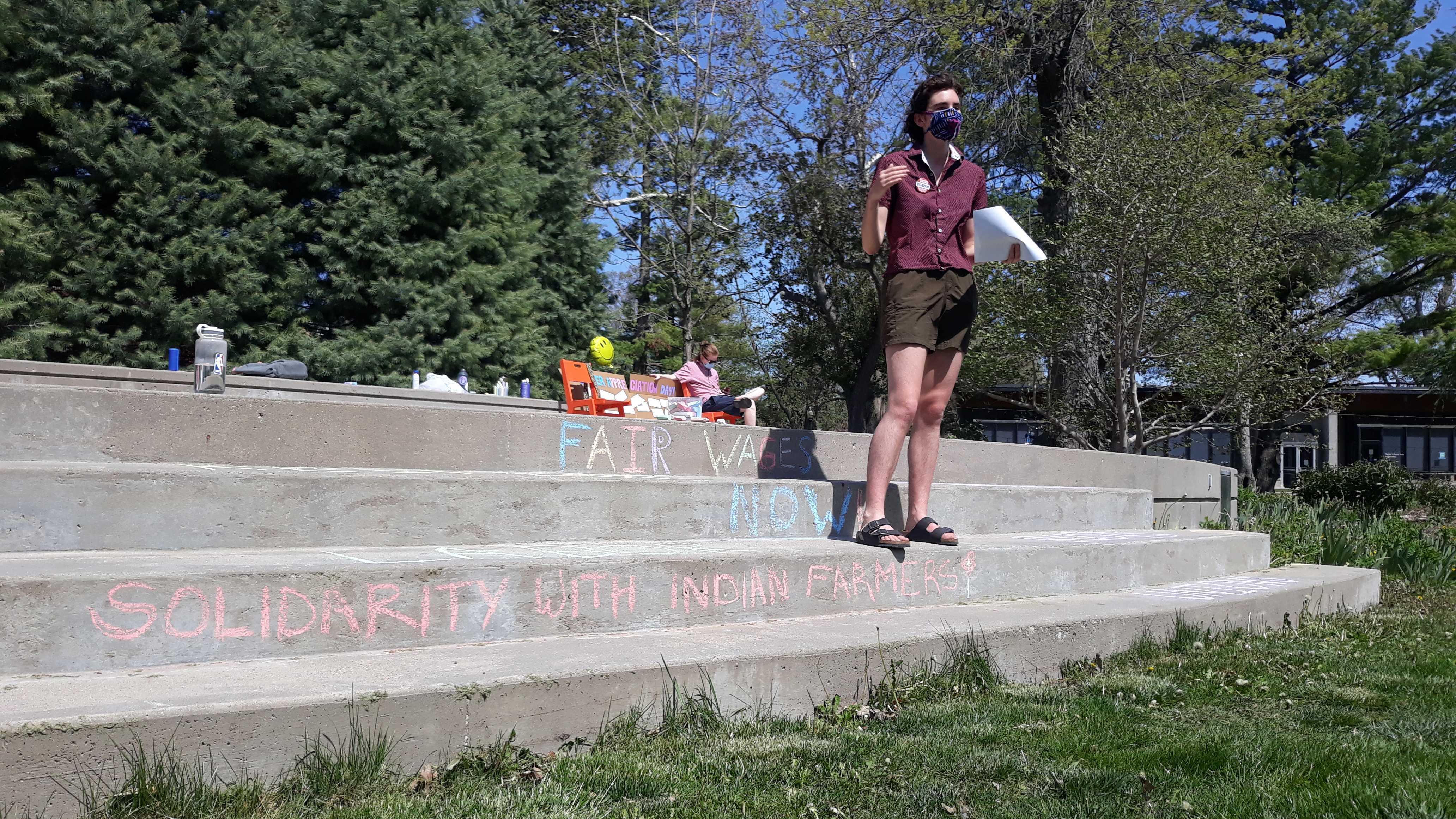 UGSDW President Ryland Rich Speaks at May Day Event