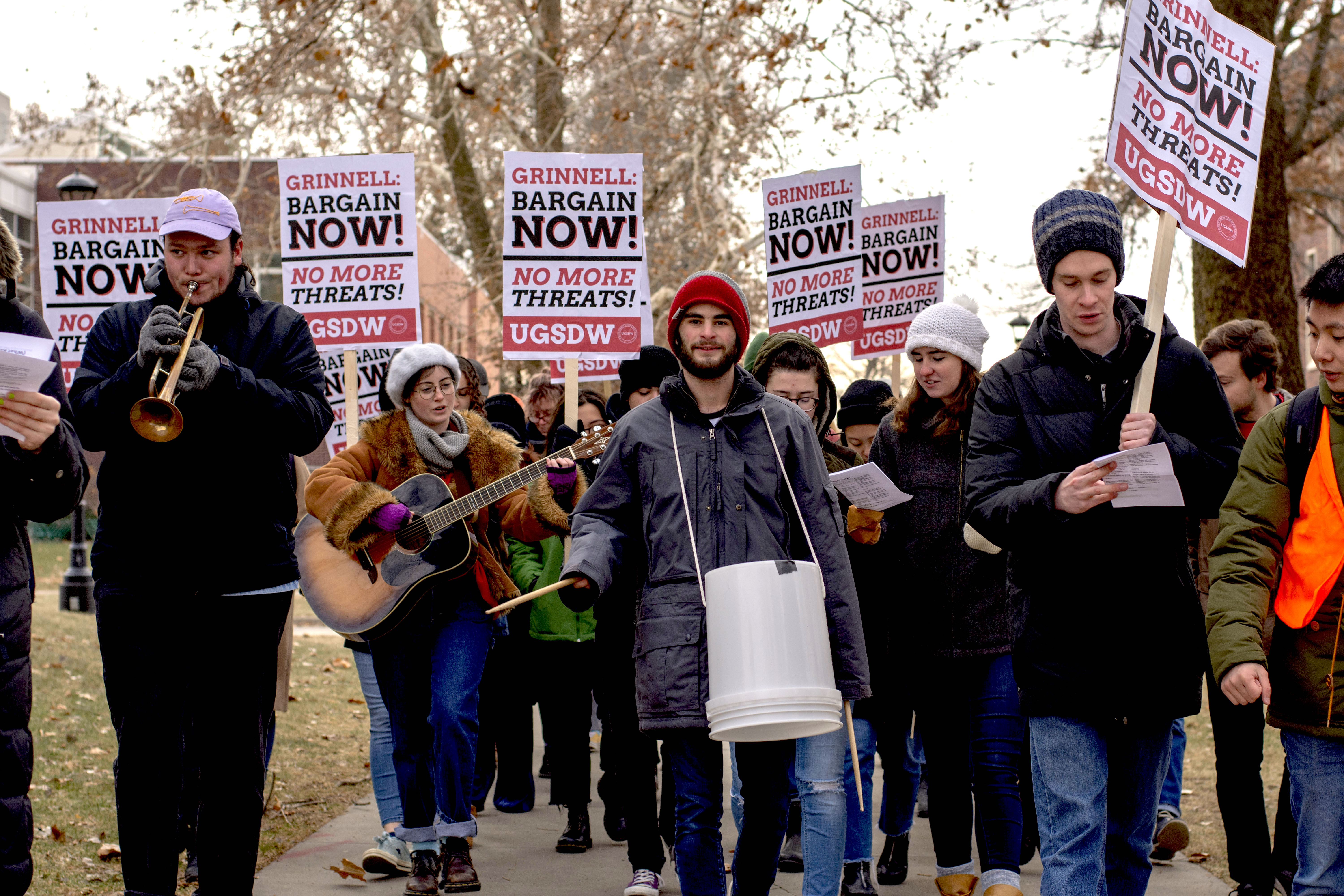 UGSDW march, December 7. Photo by Winnie Commers.